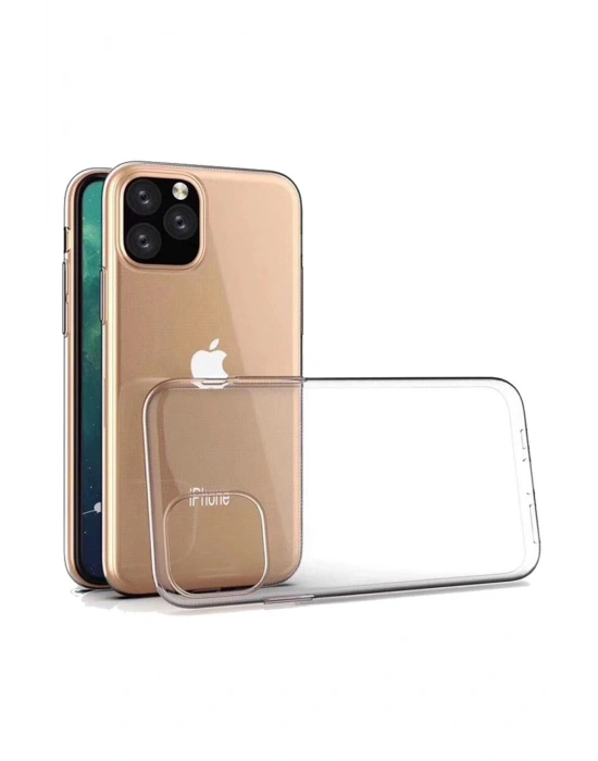 Newface iPhone 11 Pro Max Kılıf Lüx Şeffaf Silikon