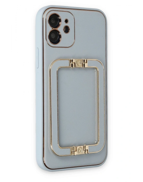 Newface iPhone 12 Kılıf Coco Elit Kapak - Turkuaz