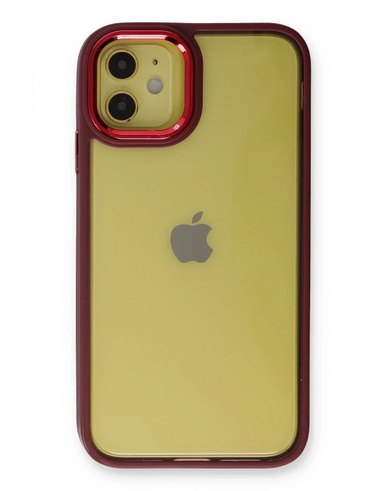 Newface iPhone 12 Kılıf Dora Kapak - Kırmızı