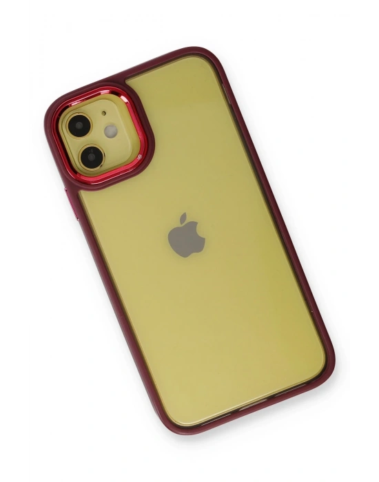 Newface iPhone 12 Kılıf Dora Kapak - Kırmızı