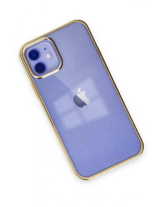 Newface iPhone 12 Kılıf Element Silikon - Gold
