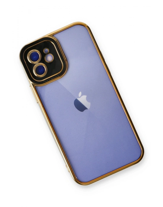 Newface iPhone 12 Kılıf Liva Lens Silikon - Siyah