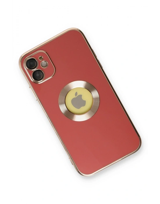 Newface iPhone 12 Kılıf Store Silikon - Kırmızı