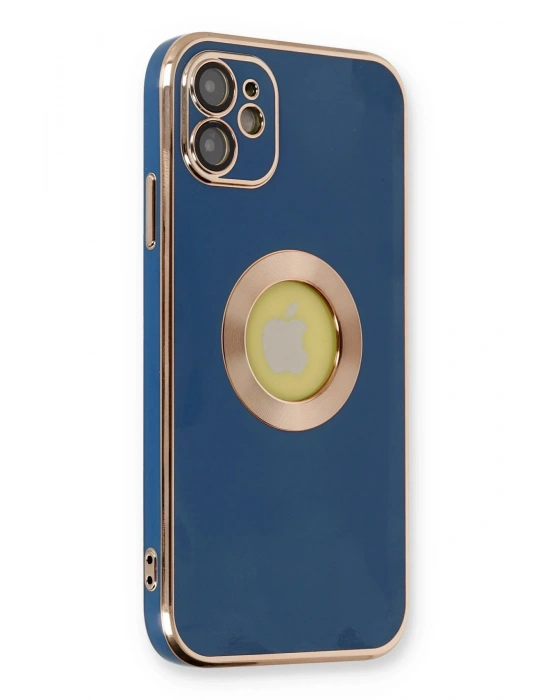 Newface iPhone 12 Kılıf Store Silikon - Mavi