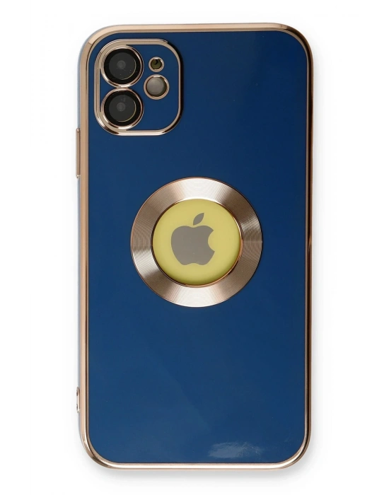 Newface iPhone 12 Kılıf Store Silikon - Mavi