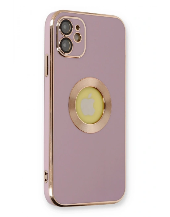 Newface iPhone 12 Kılıf Store Silikon - Mor