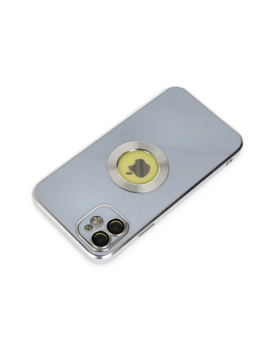 Newface iPhone 12 Kılıf Store Silikon - Sierra Blue