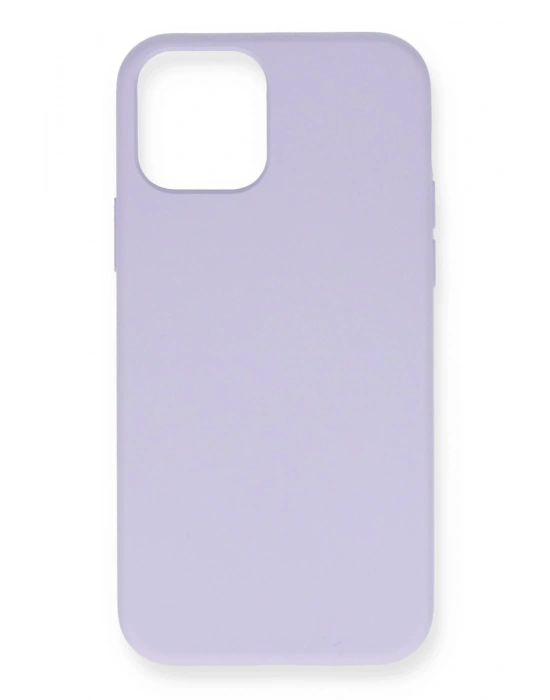 Newface iPhone 12 Mini Kılıf Nano içi Kadife Silikon - Lila