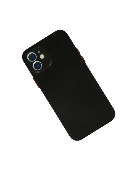 Newface iPhone 12 Mini Kılıf PP Ultra İnce Kapak - Siyah