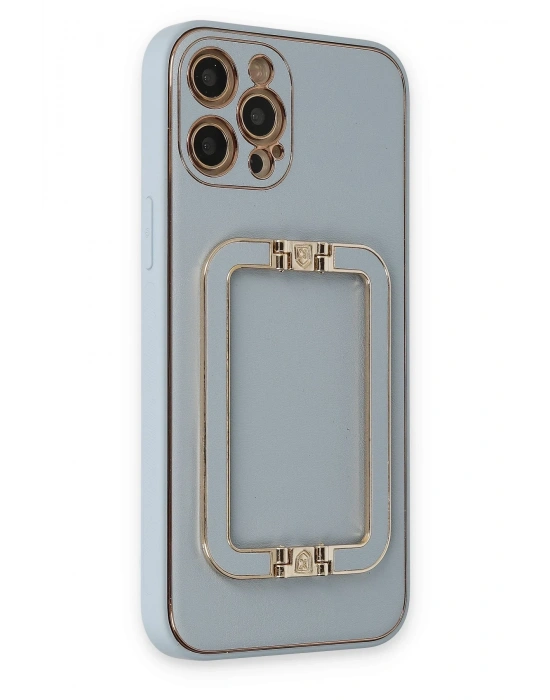 Newface iPhone 12 Pro Kılıf Coco Elit Kapak - Turkuaz