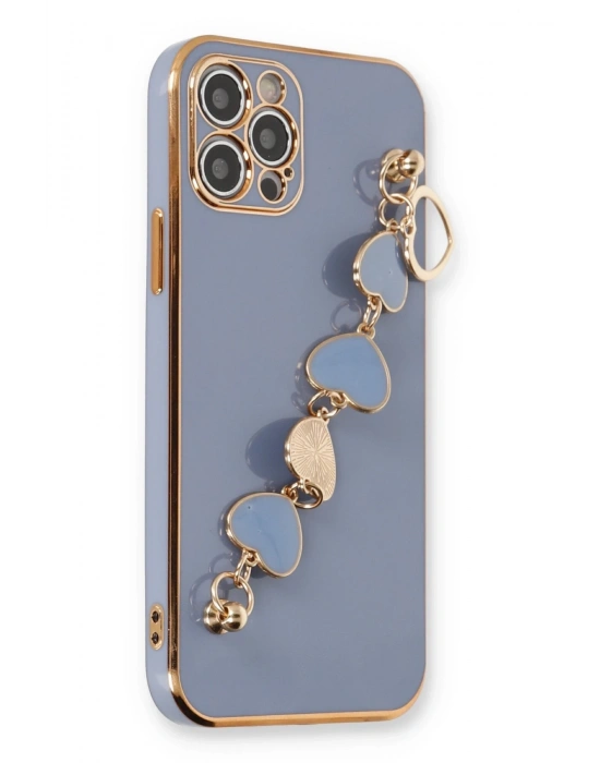 Newface iPhone 12 Pro Kılıf Esila Silikon - Gri