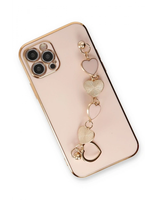 Newface iPhone 12 Pro Kılıf Esila Silikon - Pudra