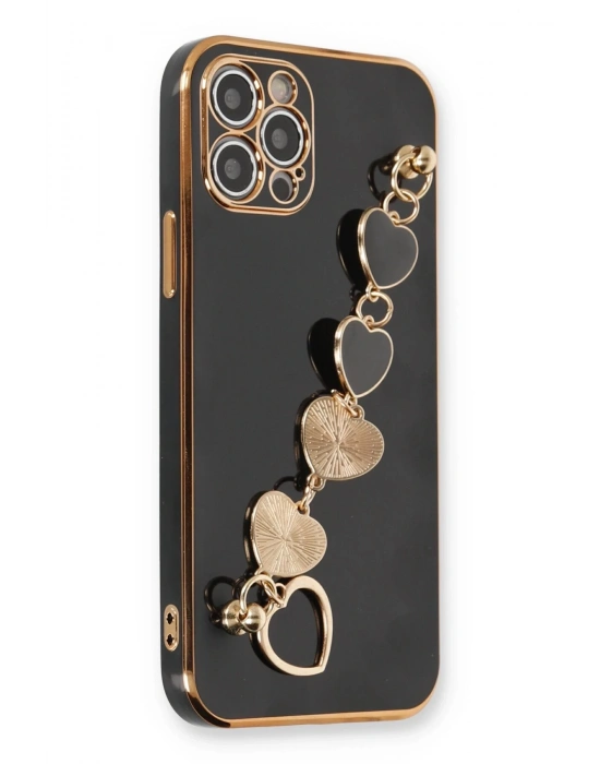 Newface iPhone 12 Pro Kılıf Esila Silikon - Siyah