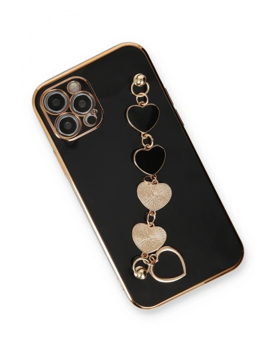 Newface iPhone 12 Pro Kılıf Esila Silikon - Siyah