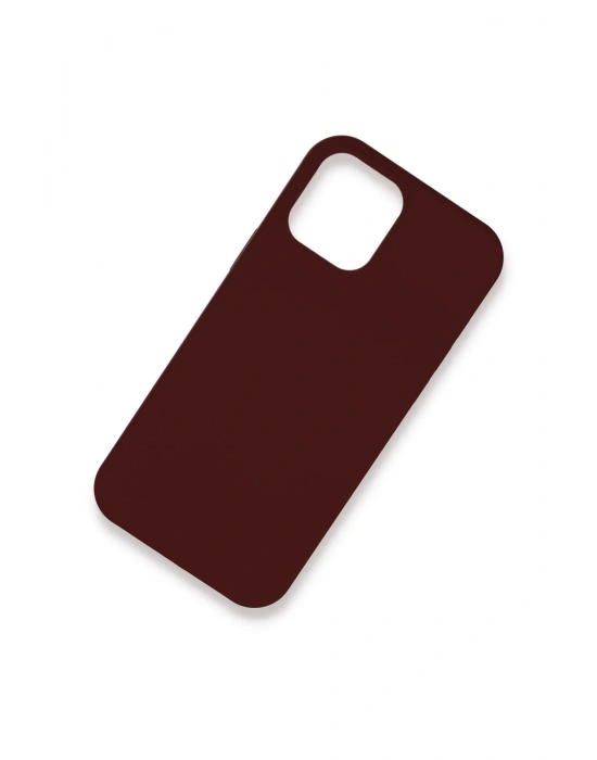 Newface iPhone 12 Pro Kılıf Lansman Legant Silikon - Bordo