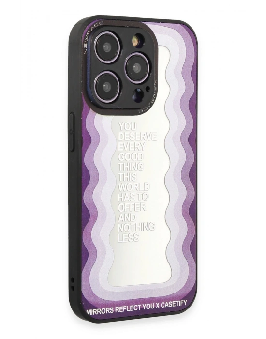 Newface iPhone 12 Pro Kılıf Mirror Desenli Kapak - Mirror - 5