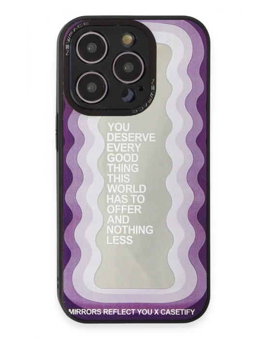 Newface iPhone 12 Pro Kılıf Mirror Desenli Kapak - Mirror - 5