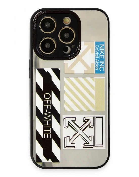 Newface iPhone 12 Pro Kılıf Mirror Desenli Kapak - Mirror - 6