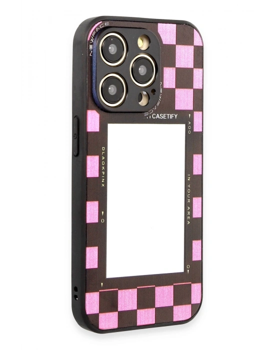 Newface iPhone 12 Pro Kılıf Mirror Desenli Kapak - Mirror - 8