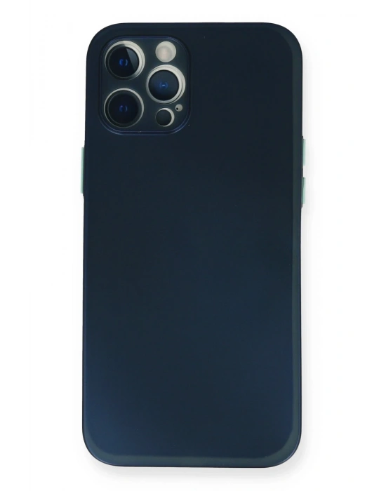 Newface iPhone 12 Pro Kılıf PP Ultra İnce Kapak - Mavi