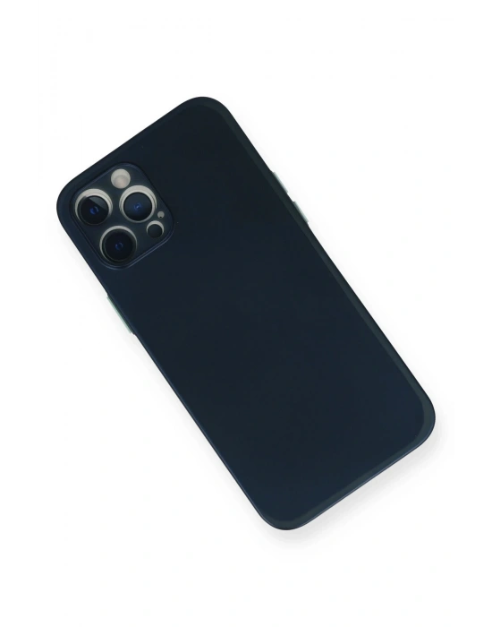Newface iPhone 12 Pro Kılıf PP Ultra İnce Kapak - Mavi