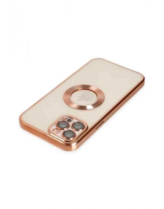 Newface iPhone 12 Pro Kılıf Slot Silikon - Rose Gold