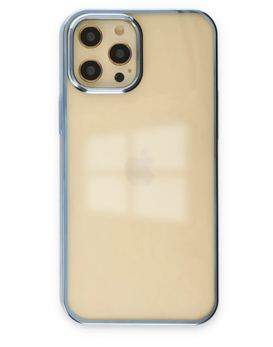 Newface iPhone 12 Pro Max Kılıf Element Silikon - Mavi