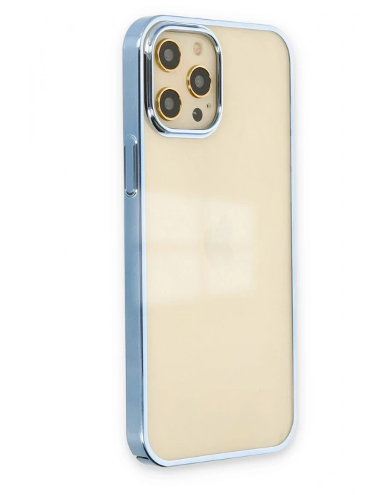 Newface iPhone 12 Pro Max Kılıf Element Silikon - Mavi