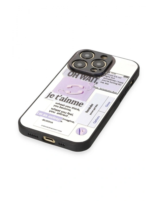 Newface iPhone 12 Pro Max Kılıf Mirror Desenli Kapak - Mirror - 4