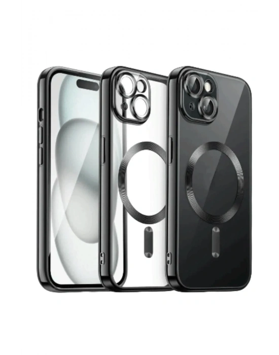 Newface iPhone 13 Kılıf Kross Magneticsafe Kapak - Siyah