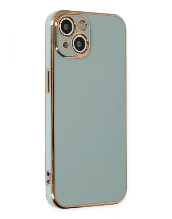 Newface iPhone 13 Kılıf Volet Silikon - Açık Yeşil