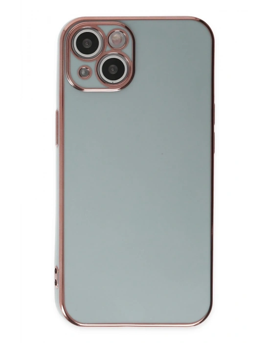 Newface iPhone 13 Kılıf Volet Silikon - Açık Yeşil