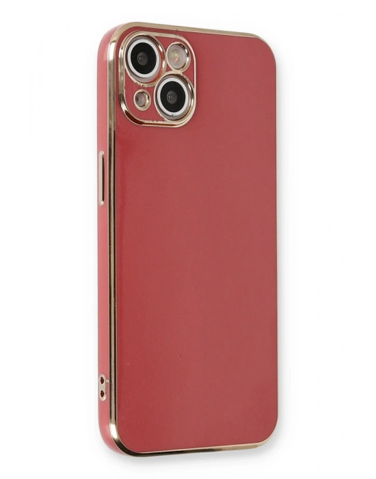 Newface iPhone 13 Kılıf Volet Silikon - Kırmızı