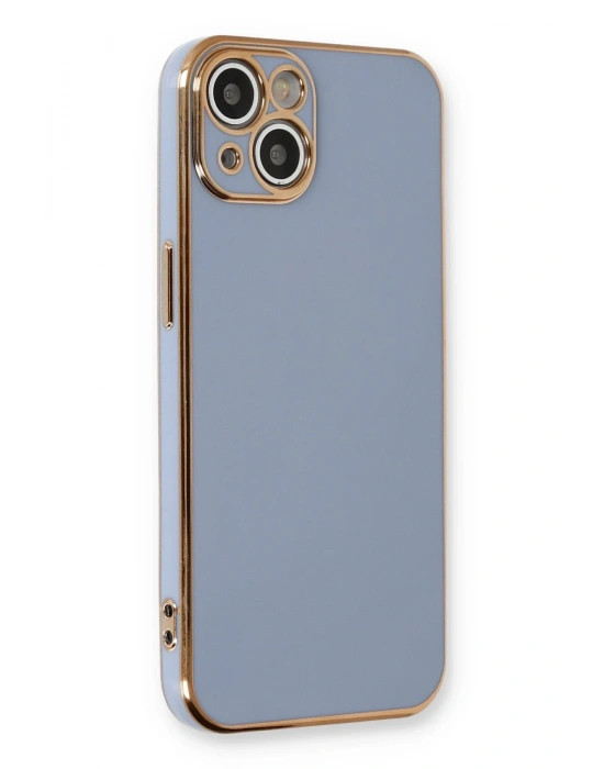 Newface iPhone 13 Kılıf Volet Silikon - Mavi