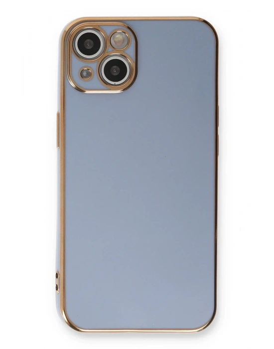 Newface iPhone 13 Kılıf Volet Silikon - Mavi