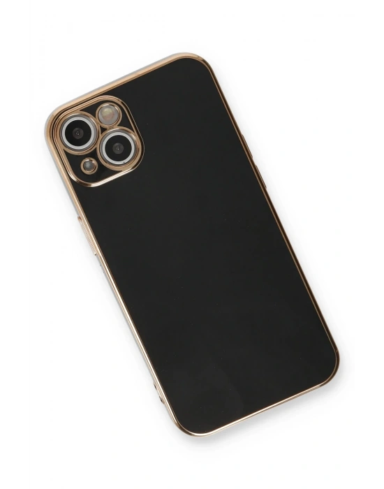 Newface iPhone 13 Kılıf Volet Silikon - Siyah