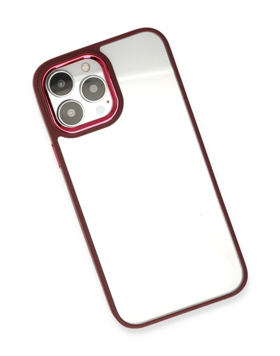 Newface iPhone 13 Pro Kılıf Dora Kapak - Kırmızı