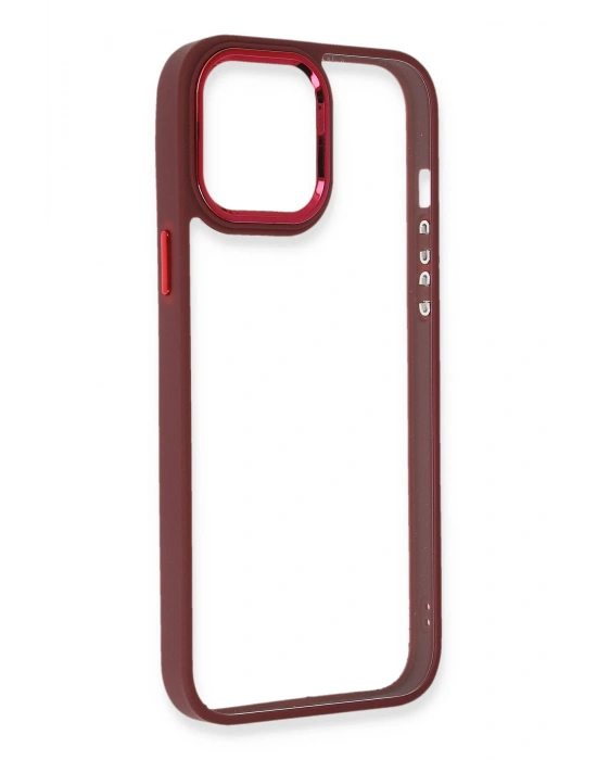 Newface iPhone 13 Pro Kılıf Dora Kapak - Kırmızı