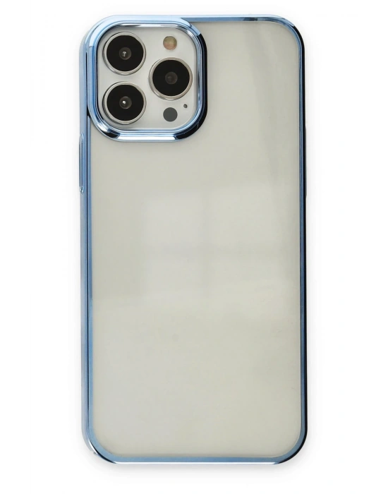 Newface iPhone 13 Pro Kılıf Element Silikon - Sky Blue