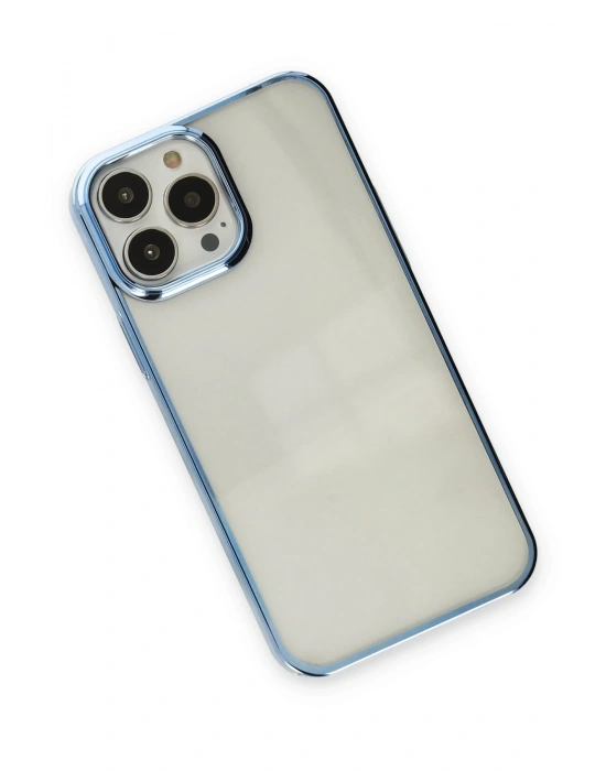 Newface iPhone 13 Pro Kılıf Element Silikon - Sky Blue