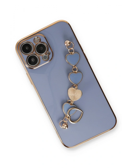 Newface iPhone 13 Pro Kılıf Esila Silikon - Gri