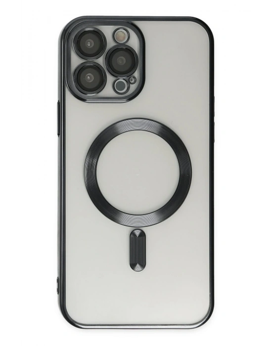 Newface iPhone 13 Pro Kılıf Kross Magneticsafe Kapak - Siyah