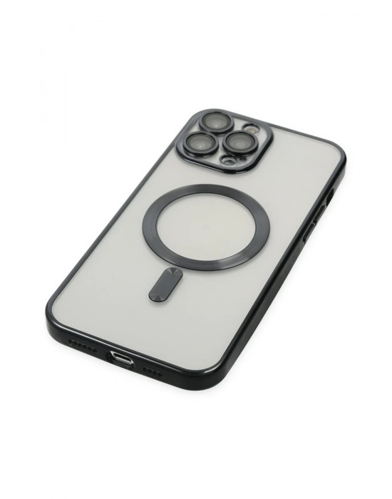 Newface iPhone 13 Pro Kılıf Kross Magneticsafe Kapak - Siyah