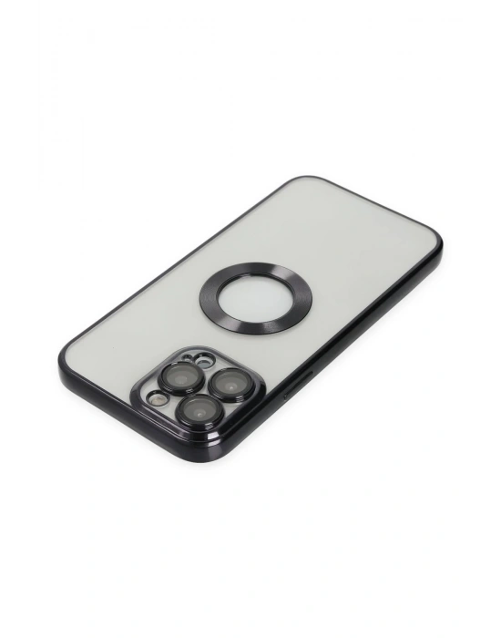 Newface iPhone 13 Pro Kılıf Slot Silikon - Siyah