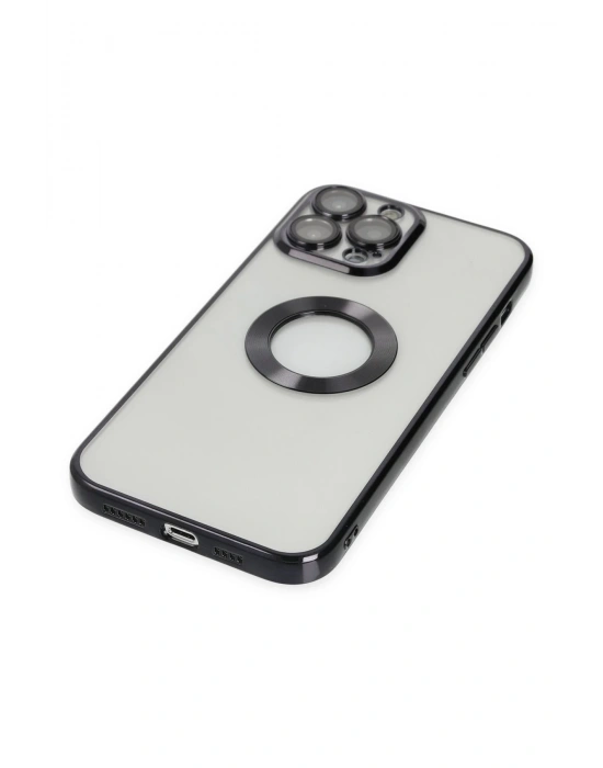 Newface iPhone 13 Pro Kılıf Slot Silikon - Siyah