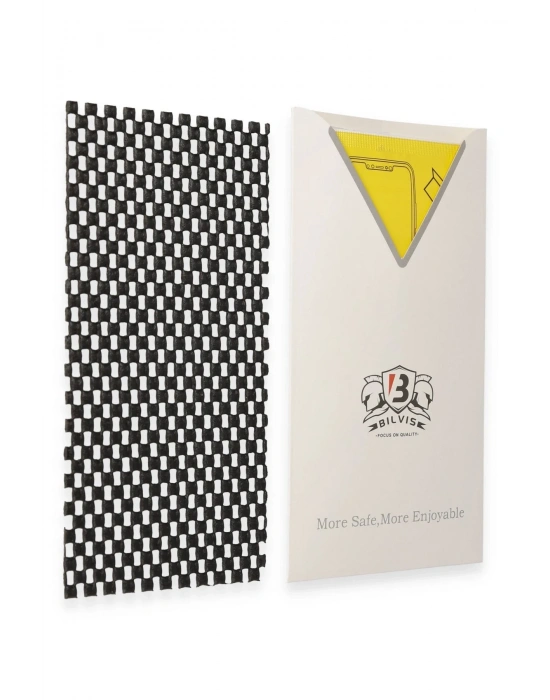 Newface iPhone 13 Pro Max Bilvis 3D Mat Cam Ekran Koruyucu