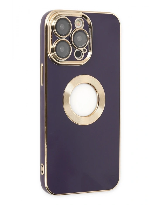 Newface iPhone 13 Pro Max Kılıf Store Silikon - Derin Mor