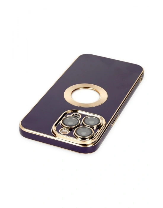 Newface iPhone 13 Pro Max Kılıf Store Silikon - Derin Mor