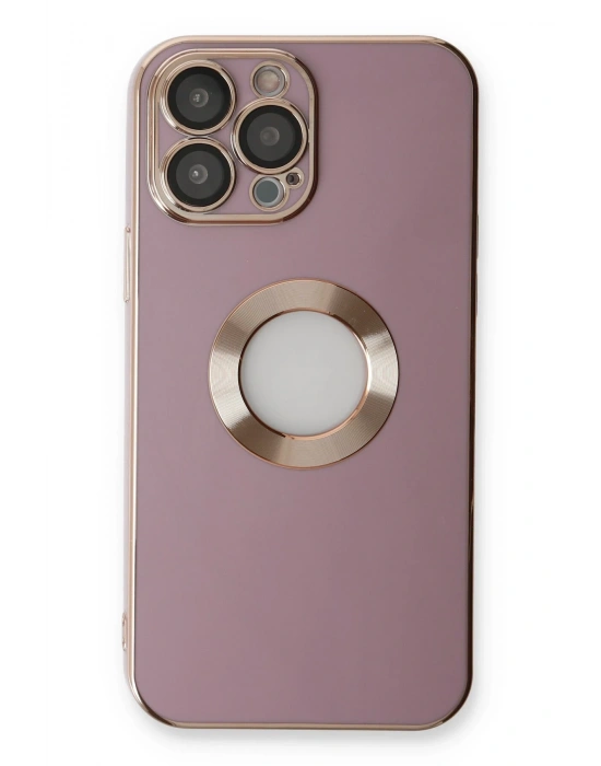 Newface iPhone 13 Pro Max Kılıf Store Silikon - Mor