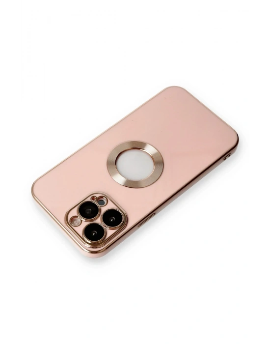 Newface iPhone 13 Pro Max Kılıf Store Silikon - Pembe